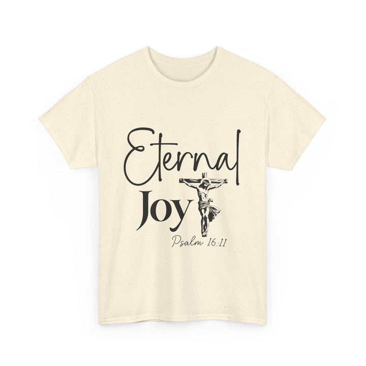 Eternal Joy Psalm 16 11-01 Unisex Heavy Cotton Tee - Faith Scripture Gift | Gifts Of Words