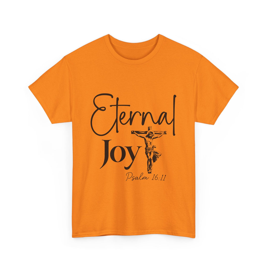 Eternal Joy Psalm 16 11-01 Unisex Heavy Cotton Tee - Faith Scripture Gift | Gifts Of Words