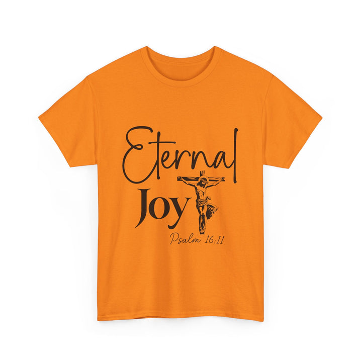 Eternal Joy Psalm 16 11-01 Unisex Heavy Cotton Tee - Faith Scripture Gift | Gifts Of Words