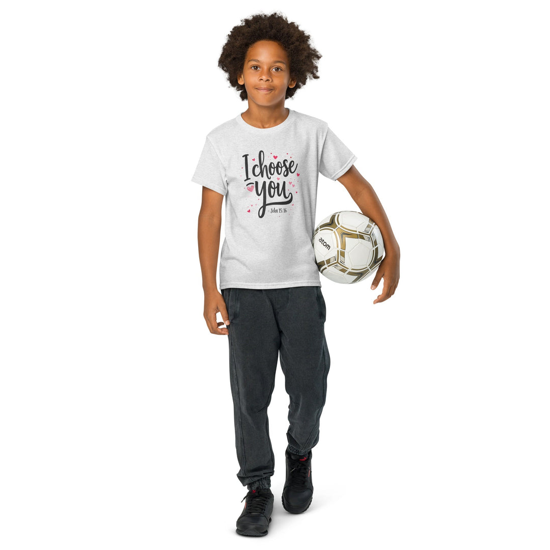 I Chose You Youth t-shirt - Faith Scripture Gift | Gifts Of Words
