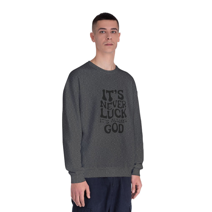 Faith Crewneck Sweatshirt - Premium Christian Fleece Apparel - Faith Scripture Gift | Gifts Of Words