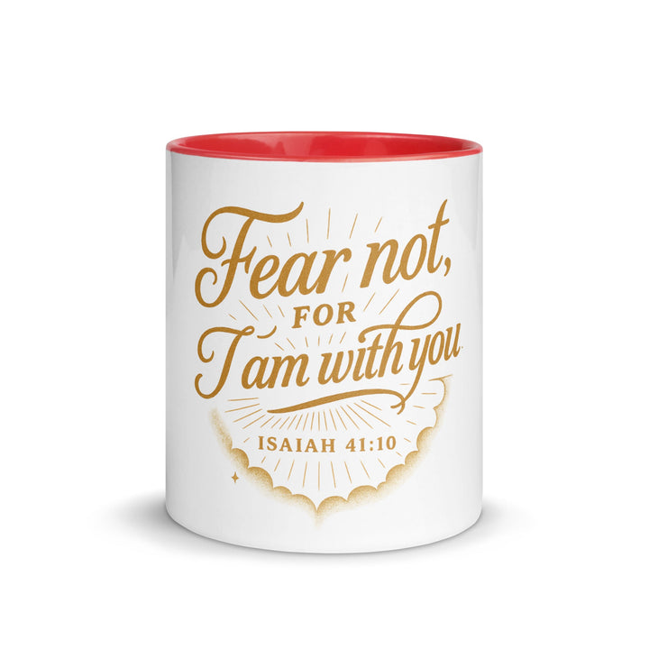 Fear not for I am withyou mug - Faith Scripture Gift | Gifts Of Words