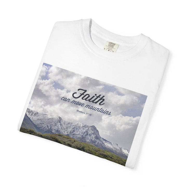 Garment-Dyed T-Shirt – Premium Retro Wash Soft Cotton Tee - Faith Scripture Gift | Gifts Of Words