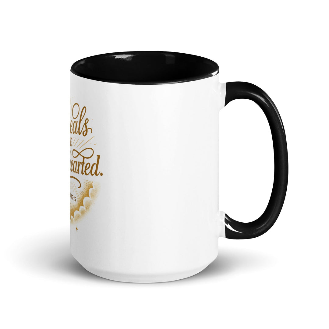 He heals the Brokenhearted Mug - Faith Scripture Gift | Gifts Of Words