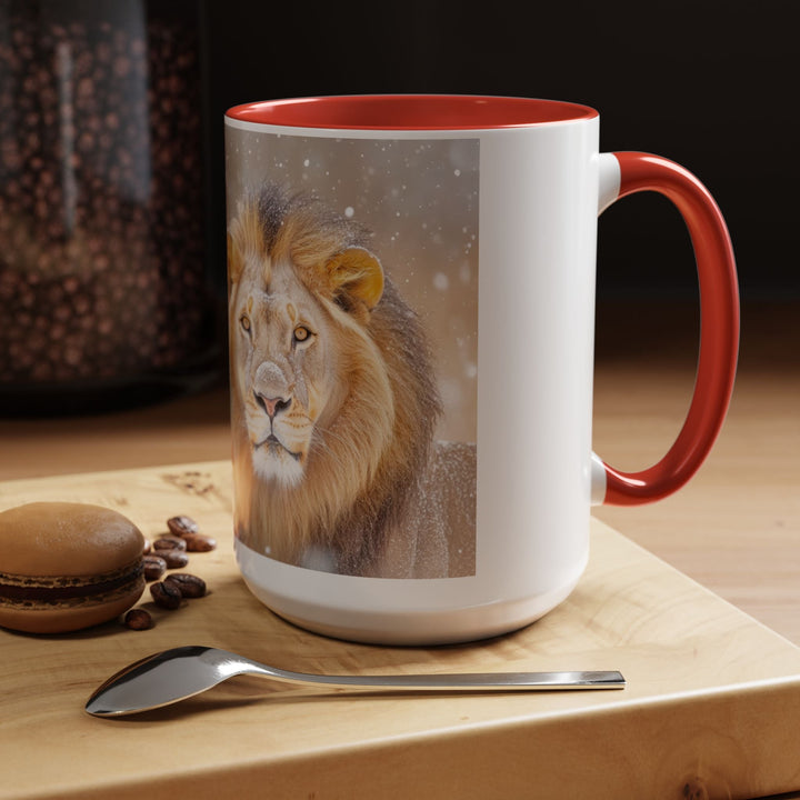 Golden Lion Stainless Accent Coffee Mug (11, 15oz) - Faith Scripture Gift | Gifts Of Words