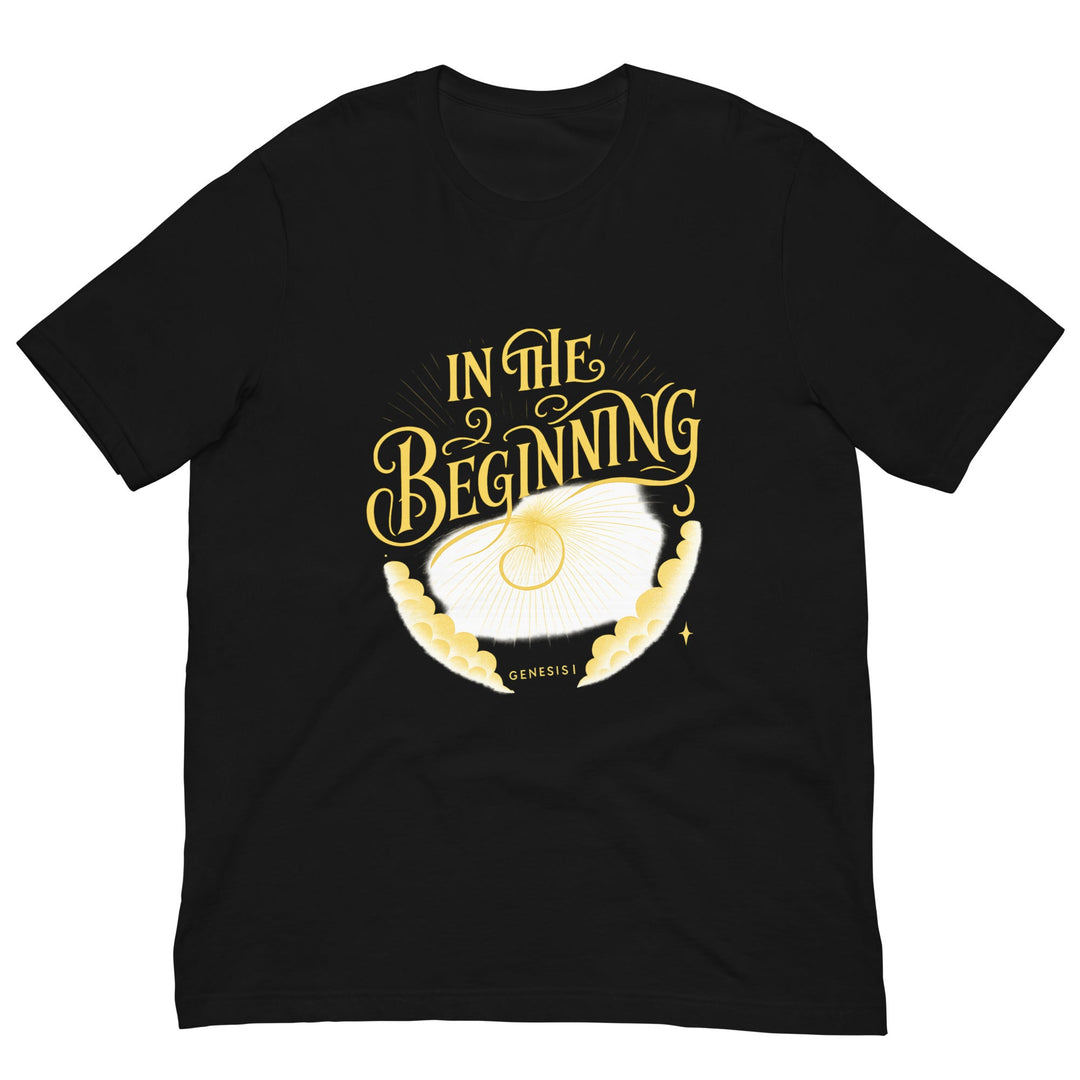 In the beginning T-shirt - Faith Scripture Gift | Gifts Of Words