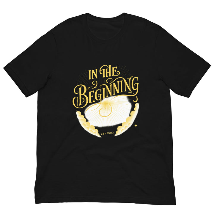 In the beginning T-shirt - Faith Scripture Gift | Gifts Of Words