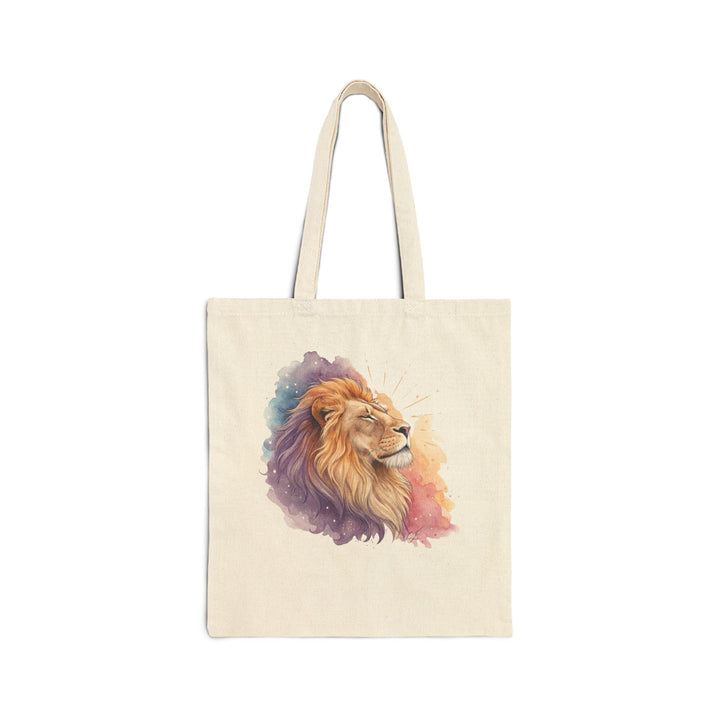 Cotton Canvas Tote Bag 15" x 16", Heavy-Duty Fabric, Long Handles, Reusable & Eco-Friendly - Faith Scripture Gift | Gifts Of Words