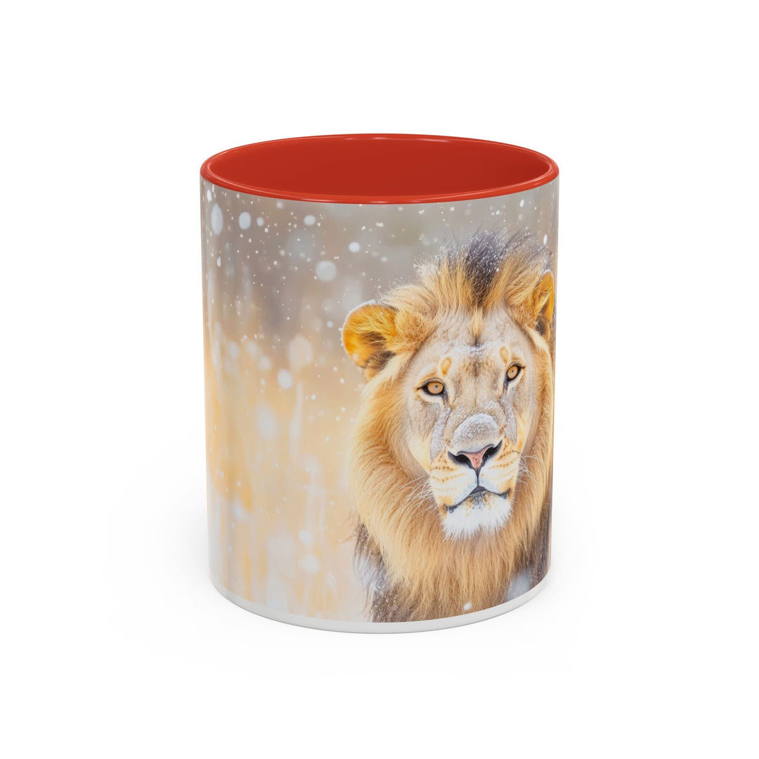 Golden Lion Stainless Accent Coffee Mug (11, 15oz) - Faith Scripture Gift | Gifts Of Words