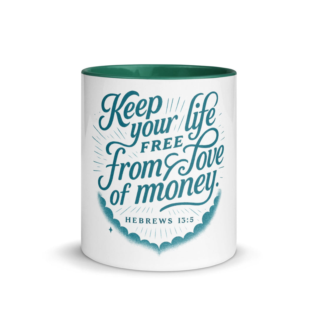 Keep your life free from love of money - Faith Scripture Gift | Gifts Of Words