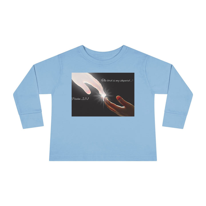 The lord is my shepard |Toddler Long Sleeve Tee - Faith Scripture Gift | Gifts Of Words