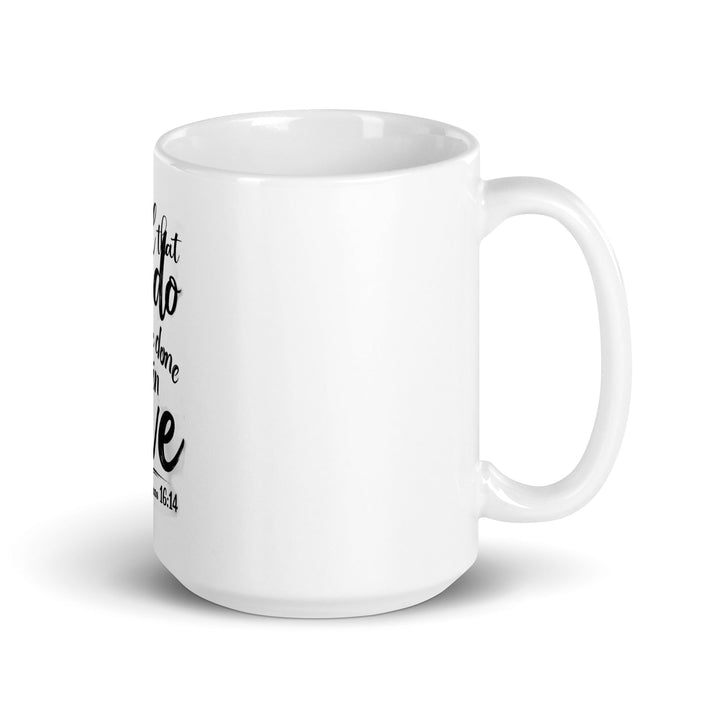 Let all that you do be done in love Mug - Faith Scripture Gift | Gifts Of Words