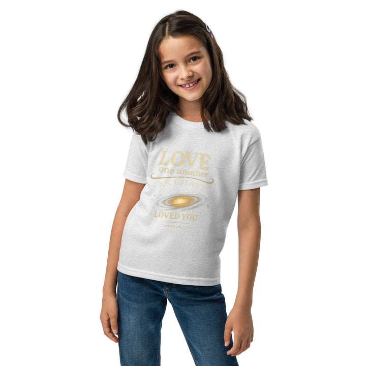 Love One Another Youth t-shirt - Faith Scripture Gift | Gifts Of Words
