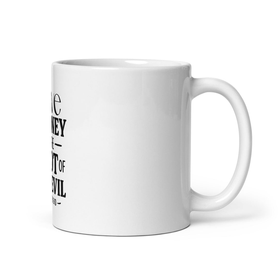 The love of money is the root Mug - Faith Scripture Gift | Gifts Of Words