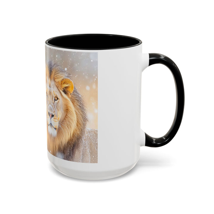 Golden Lion Stainless Accent Coffee Mug (11, 15oz) - Faith Scripture Gift | Gifts Of Words