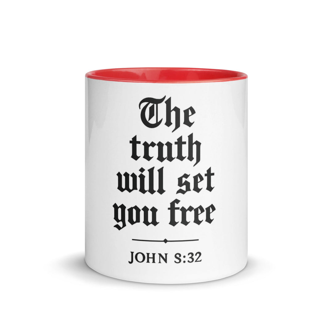 The truth will set you free Mug - Faith Scripture Gift | Gifts Of Words