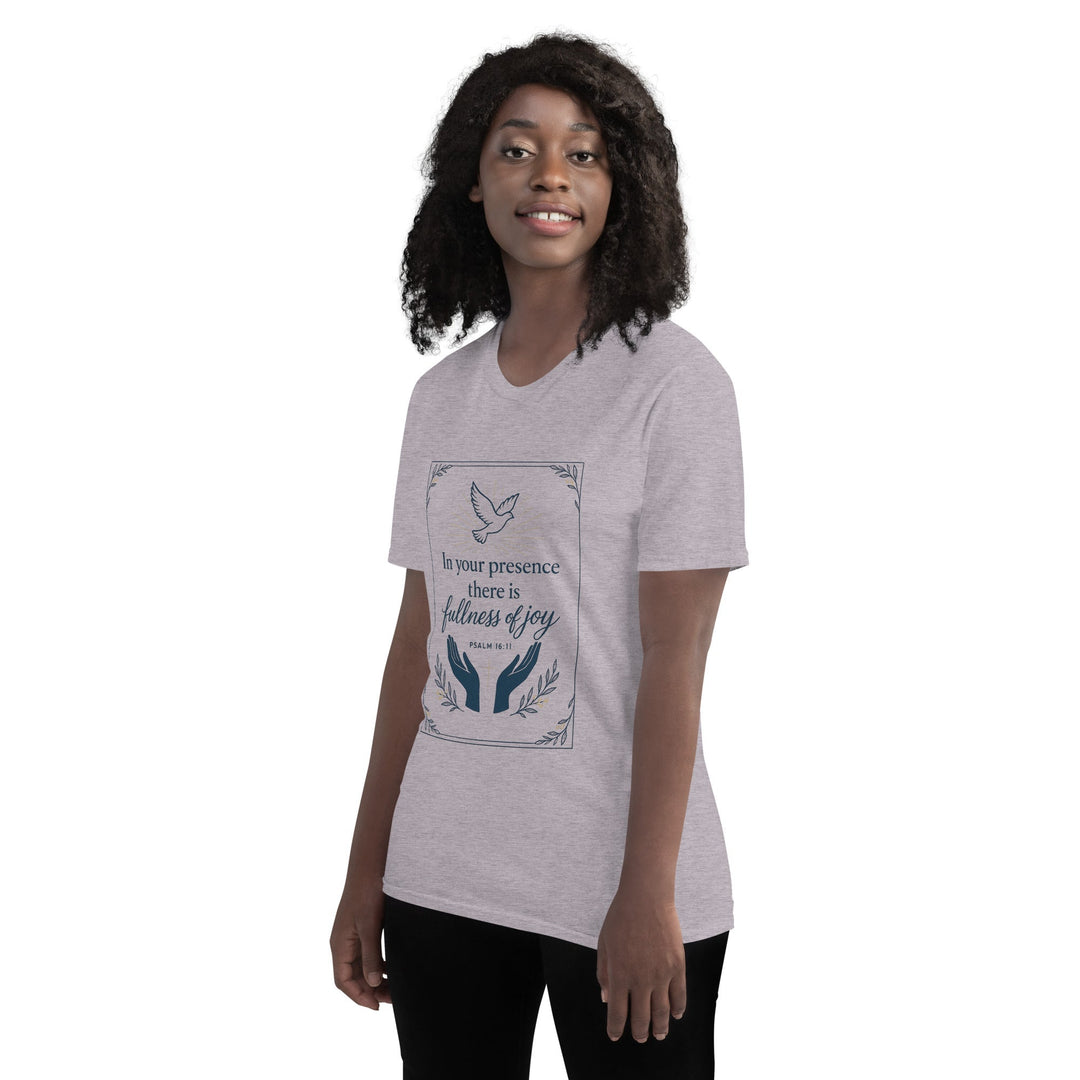 In Your Presence T-Shirt - Faith Scripture Gift | Gifts Of Words