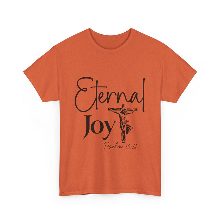 Eternal Joy Psalm 16 11-01 Unisex Heavy Cotton Tee - Faith Scripture Gift | Gifts Of Words