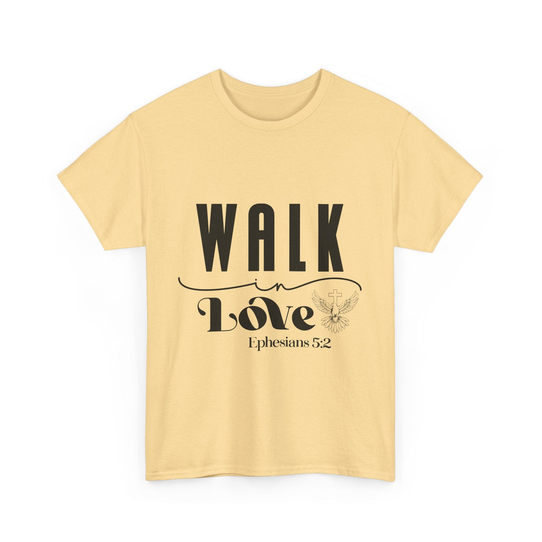 Walk in Love Ephesians 5 2-01 Unisex Heavy Cotton Tee - Faith Scripture Gift | Gifts Of Words