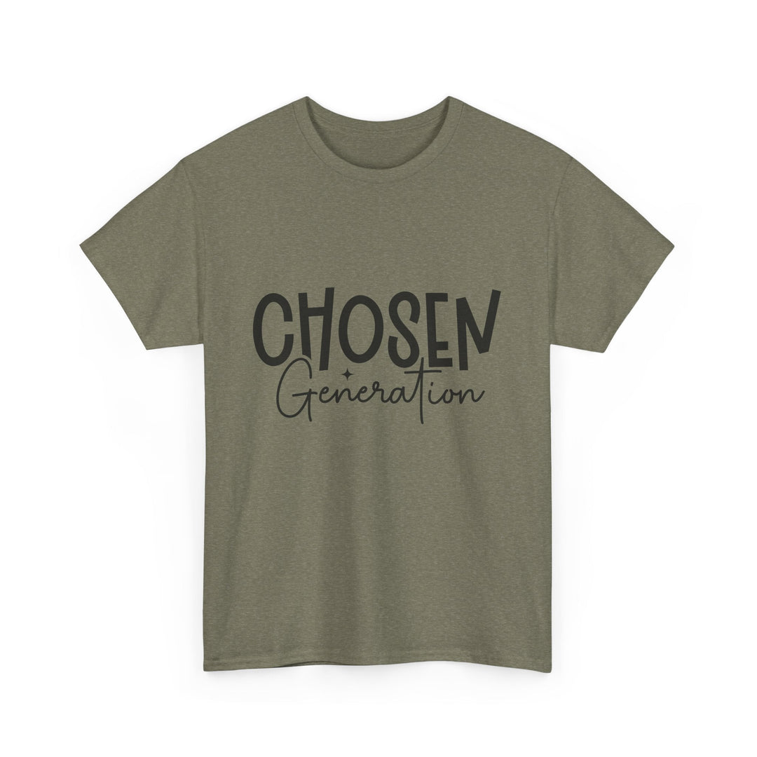 Chosen Generation Unisex Heavy Cotton Tee - Faith Scripture Gift | Gifts Of Words