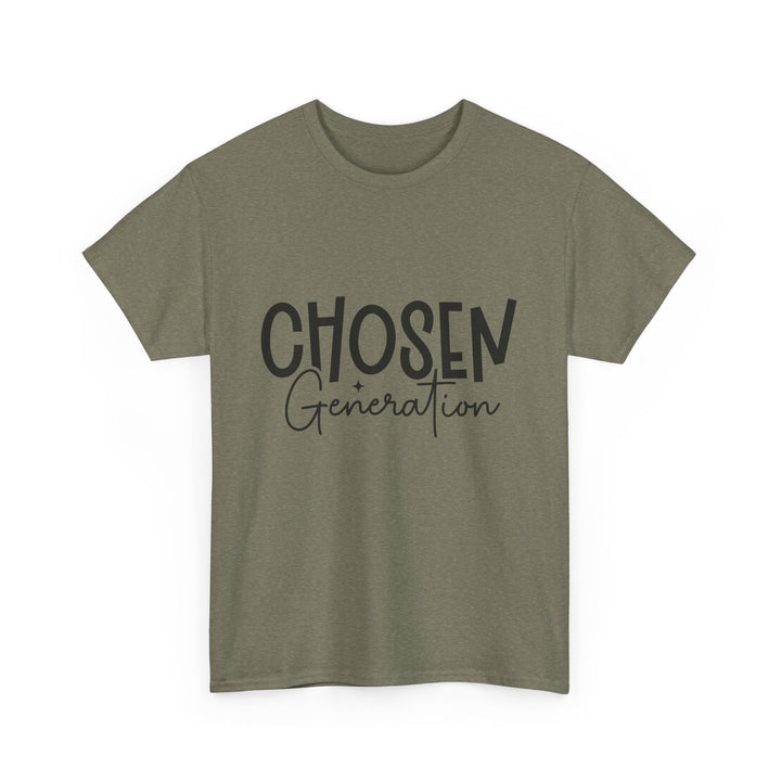 Chosen Generation Unisex Heavy Cotton Tee - Faith Scripture Gift | Gifts Of Words
