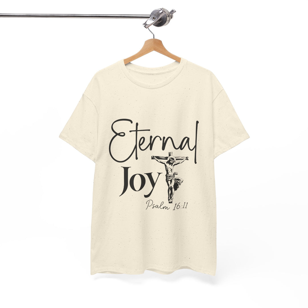 Eternal Joy Psalm 16 11-01 Unisex Heavy Cotton Tee - Faith Scripture Gift | Gifts Of Words