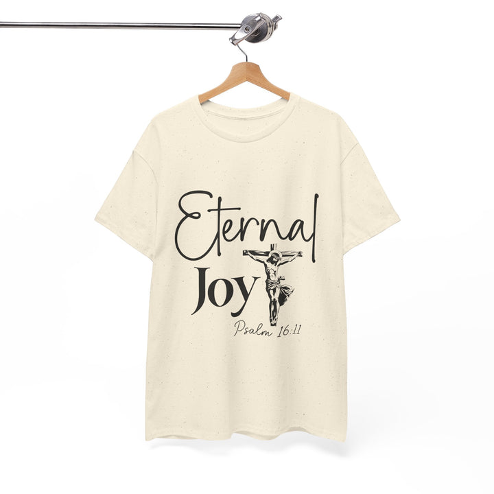 Eternal Joy Psalm 16 11-01 Unisex Heavy Cotton Tee - Faith Scripture Gift | Gifts Of Words
