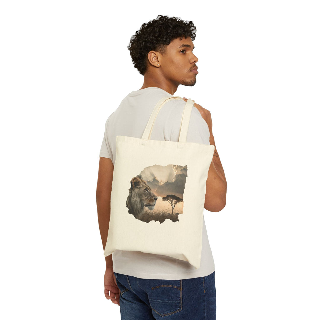 Reusable Cotton Canvas Tote Bag 15x16, Heavy-Duty Fabric, Long Handles, Eco-Friendly - Faith Scripture Gift | Gifts Of Words