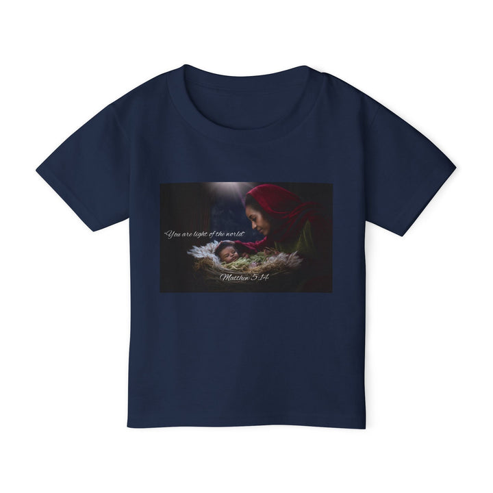 You are the light of the world | Cotton™ Toddler T-shirt - Faith Scripture Gift | Gifts Of Words