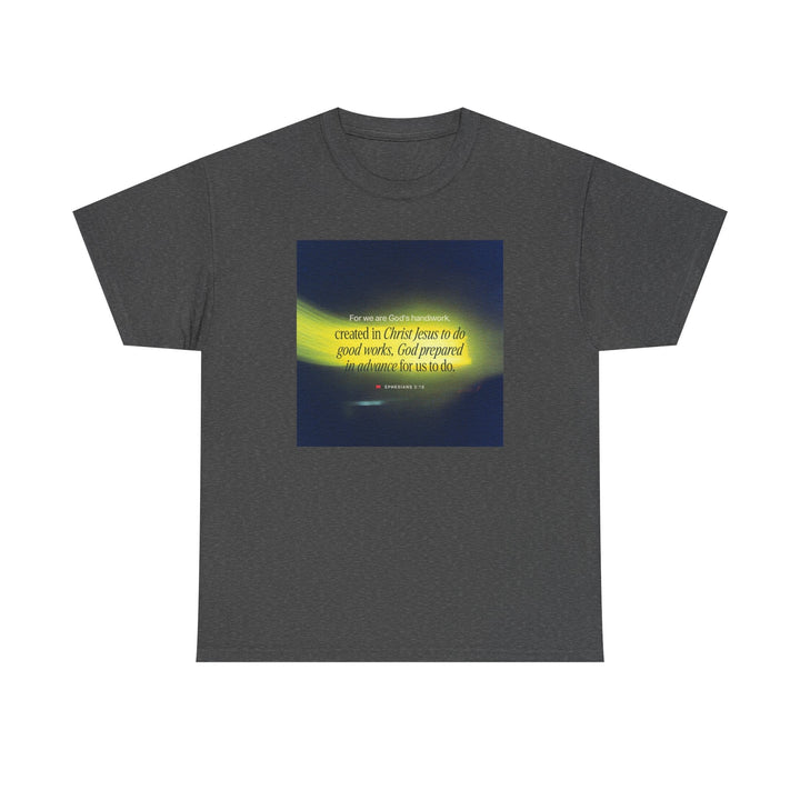 God's Handiwork Heavy Cotton Tee - Premium Religious Apparel - Faith Scripture Gift | Gifts Of Words