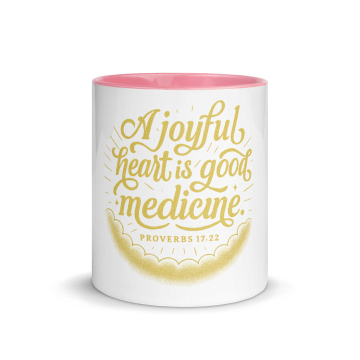 A joyful heart is good medicine Mug - Faith Scripture Gift | Gifts Of Words