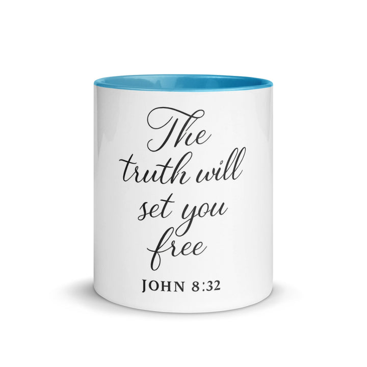 The truth will set you free Mug - Faith Scripture Gift | Gifts Of Words