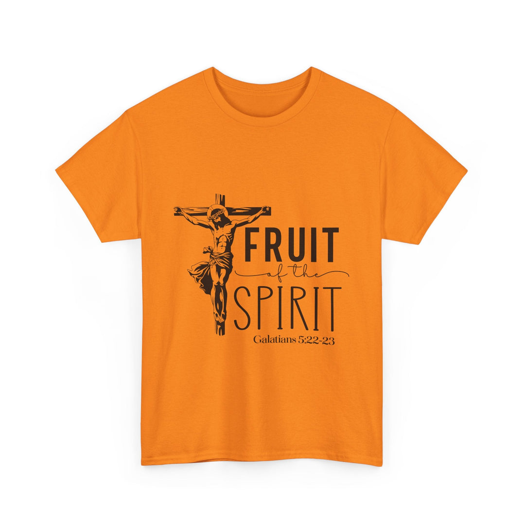 Fruit of the Spirit Galatians 5 22-23-01 Unisex Heavy Cotton Tee - Faith Scripture Gift | Gifts Of Words
