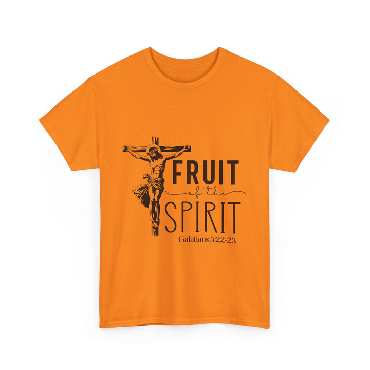 Fruit of the Spirit Galatians 5 22-23-01 Unisex Heavy Cotton Tee - Faith Scripture Gift | Gifts Of Words