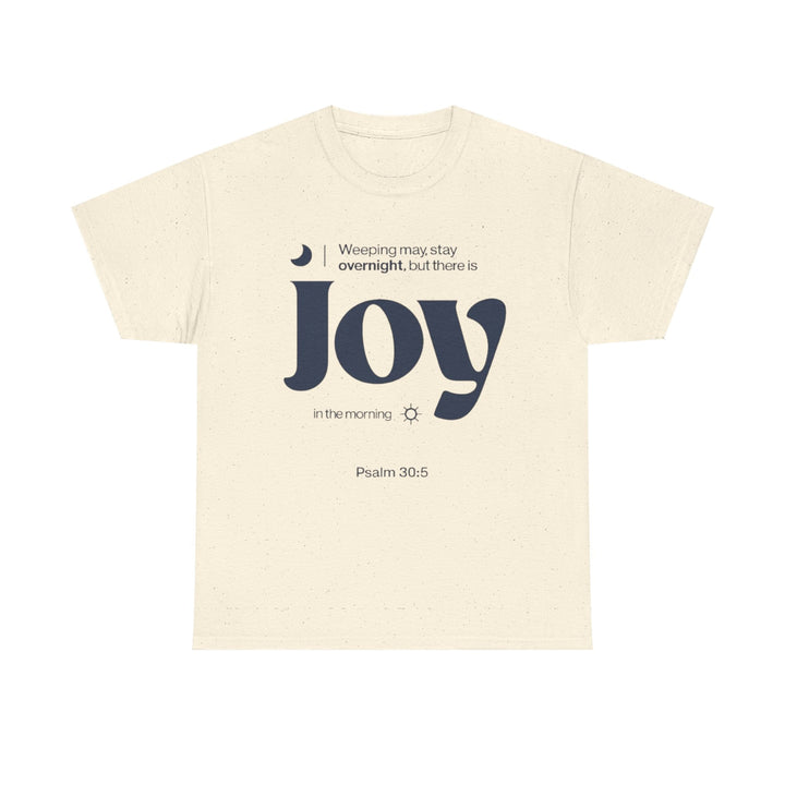 Heavy Cotton Tee – Premium Weight Durable Unisex Crewneck - Faith Scripture Gift | Gifts Of Words