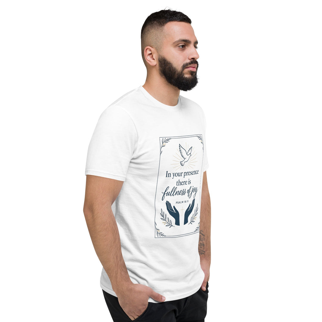 In Your Presence T-Shirt - Faith Scripture Gift | Gifts Of Words