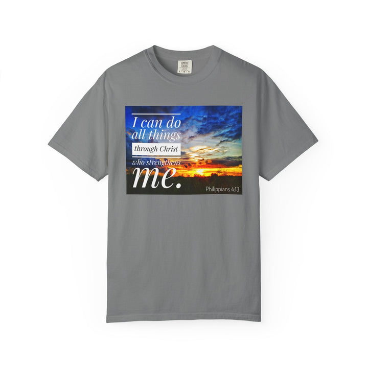Christian Garment-Dyed T-Shirt – Vintage Wash Faith Apparel - Faith Scripture Gift | Gifts Of Words