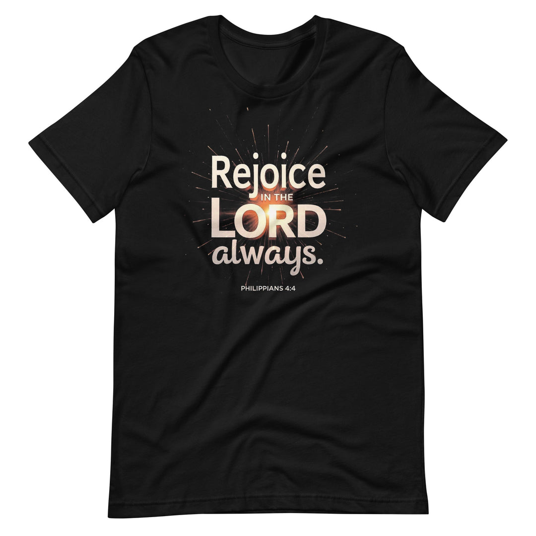 Rejoice In The Lord T-Shirt - Faith Scripture Gift | Gifts Of Words
