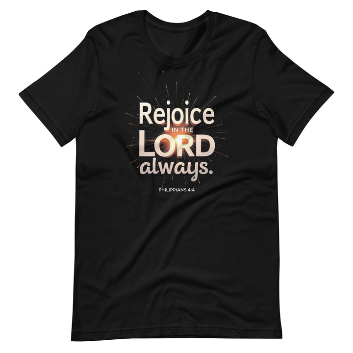 Rejoice In The Lord T-Shirt - Faith Scripture Gift | Gifts Of Words