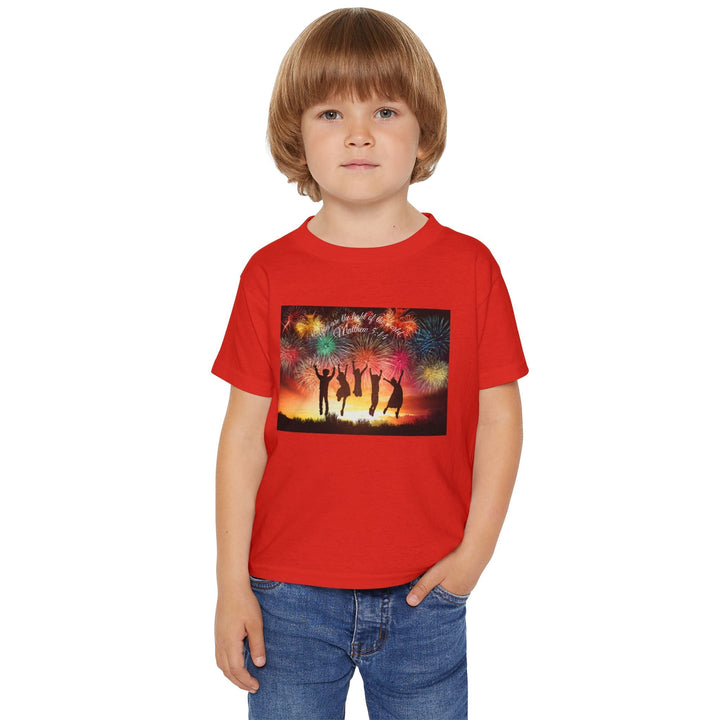 You are the light of the world | Cotton™ Toddler T-shirt - Faith Scripture Gift | Gifts Of Words