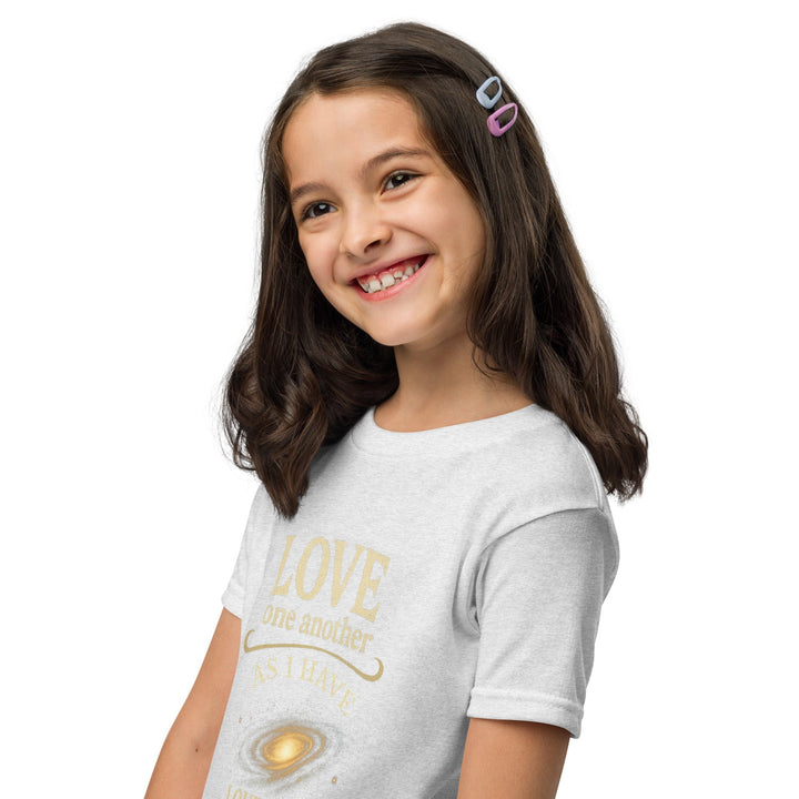 Love One Another Youth t-shirt - Faith Scripture Gift | Gifts Of Words