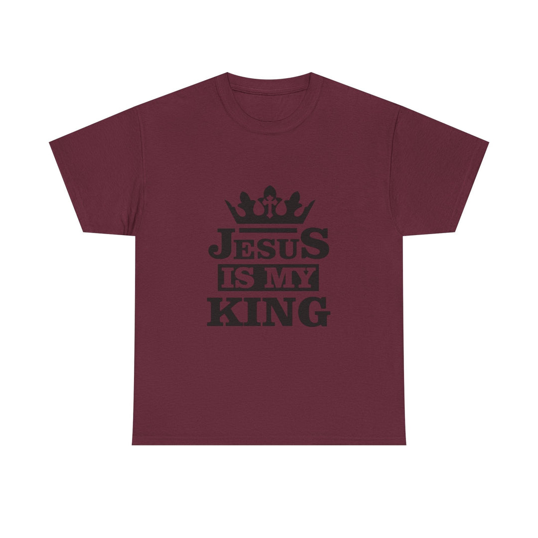 Jesus Is My King T-Shirt - Bold Christian Faith Graphic Tee - Faith Scripture Gift | Gifts Of Words