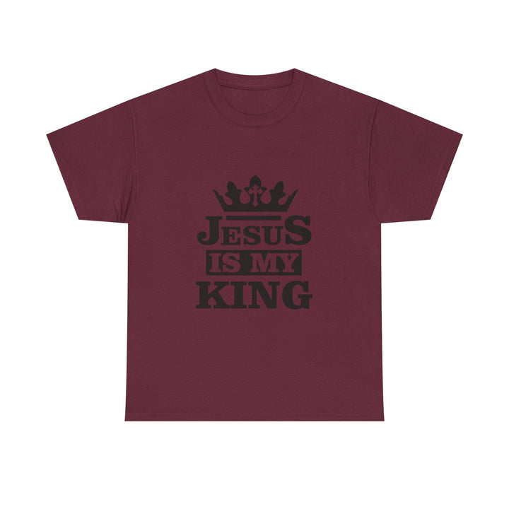 Jesus Is My King T-Shirt - Bold Christian Faith Graphic Tee - Faith Scripture Gift | Gifts Of Words