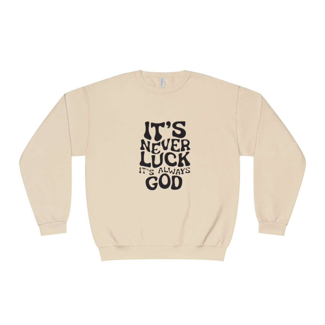 Faith Crewneck Sweatshirt - Premium Christian Fleece Apparel - Faith Scripture Gift | Gifts Of Words