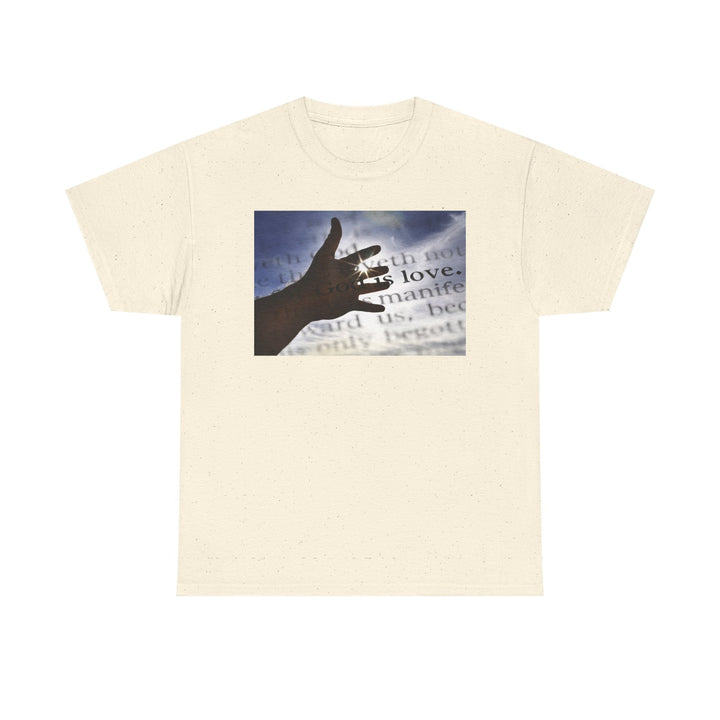 God is Love | Heavy Cotton Tee - Faith Scripture Gift | Gifts Of Words