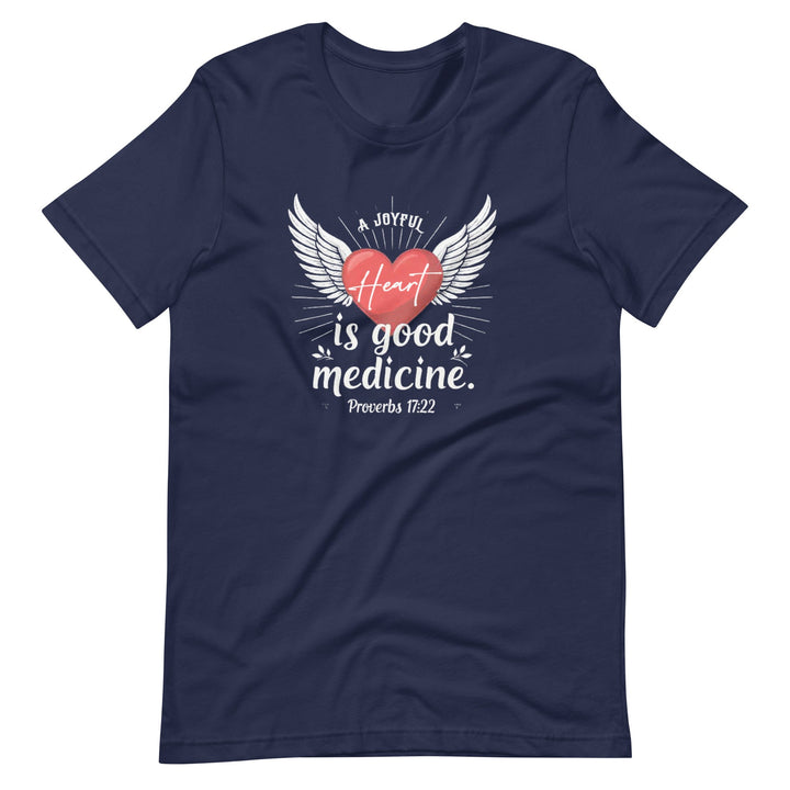 A Joyful Heart T-Shirt - Faith Scripture Gift | Gifts Of Words