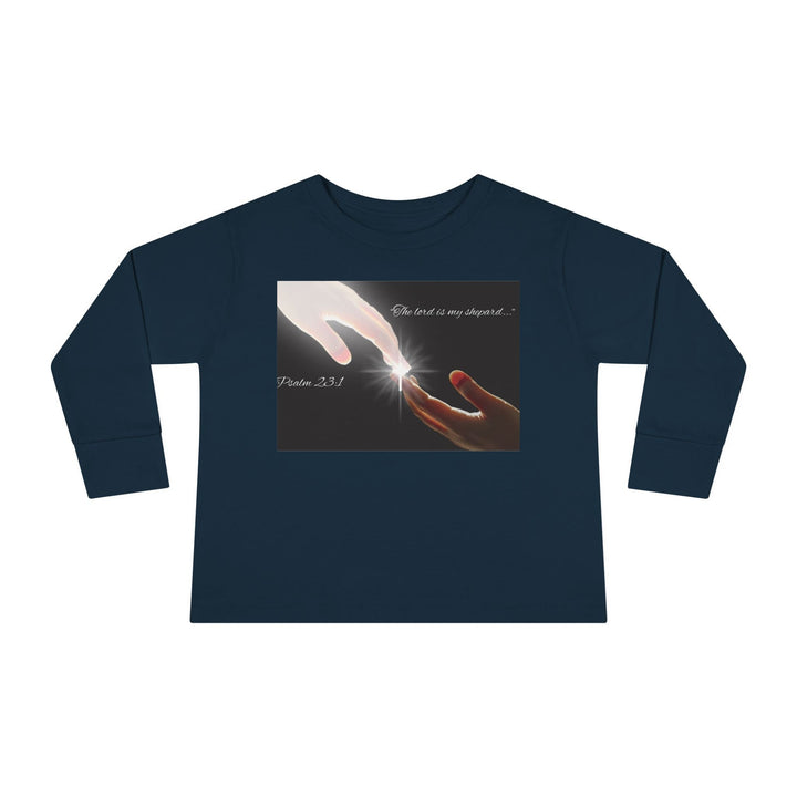 The lord is my shepard |Toddler Long Sleeve Tee - Faith Scripture Gift | Gifts Of Words