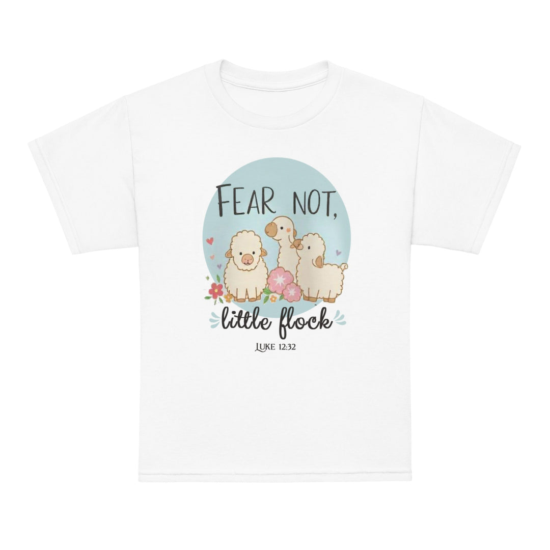 Fear Not, Little Flock Youth t-shirt - Faith Scripture Gift | Gifts Of Words