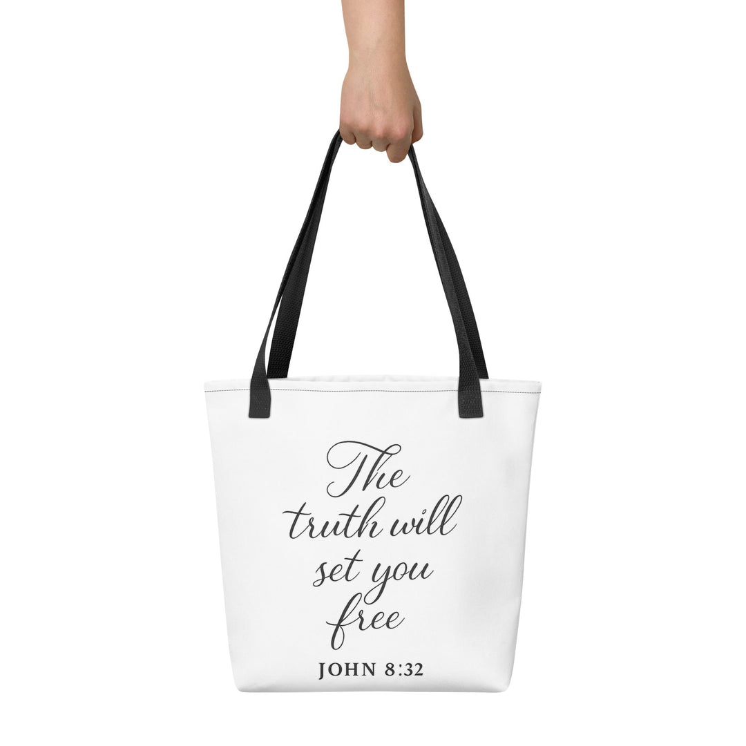 The truth will set you free Tote bag - Faith Scripture Gift | Gifts Of Words