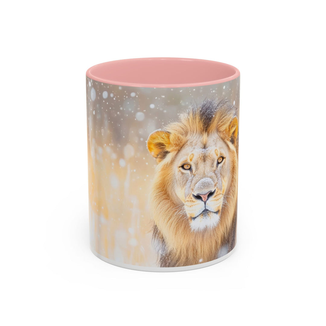 Golden Lion Stainless Accent Coffee Mug (11, 15oz) - Faith Scripture Gift | Gifts Of Words